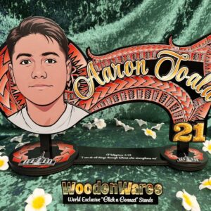 Custom birthday keys with decorative details