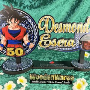 Birthday key with vibrant decorations