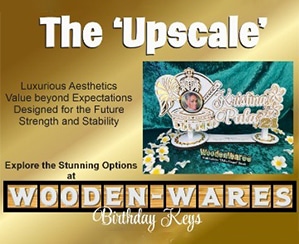 Upscale Birthday Keys