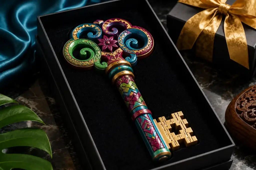3D Birthday Key — Vibrant Colours, Built to Last 50+ Years