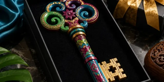 3D Birthday Key — Vibrant Colours, Built to Last 50+ Years