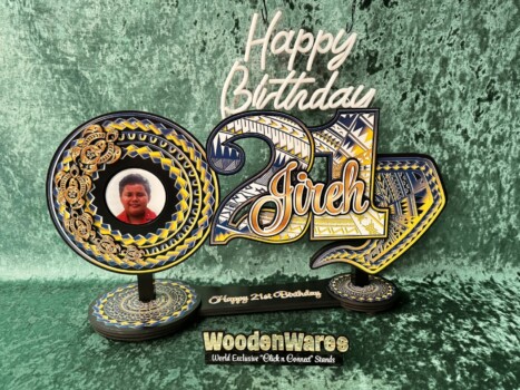 Photo Gallery 55 Decorative birthday key with bold design